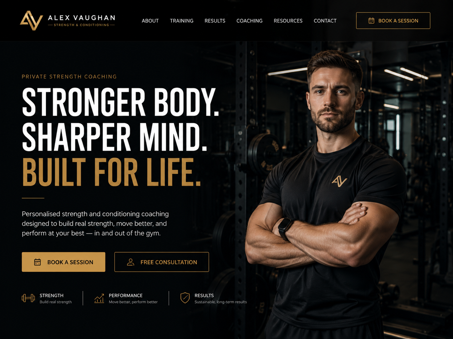 Alex Vaughan, Strength & Conditioning