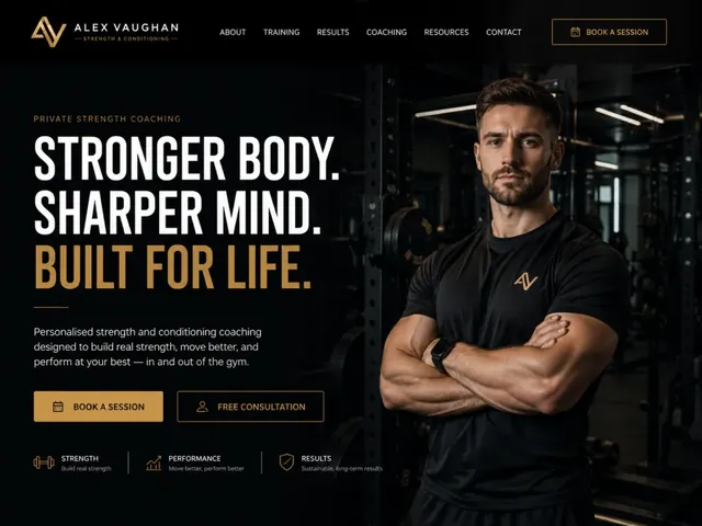 Alex Vaughan, Strength & Conditioning